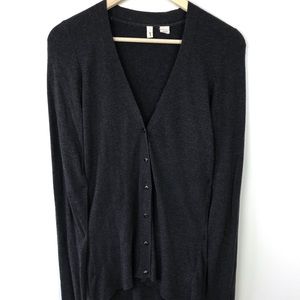 Anthropologie | Long Ribbed Fitted Cardigan
